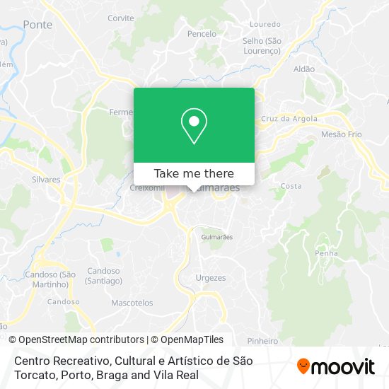 Centro Recreativo, Cultural e Artístico de São Torcato map