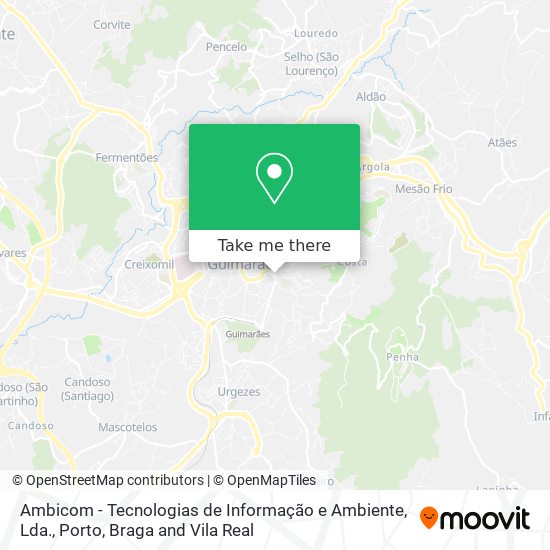 Ambicom - Tecnologias de Informação e Ambiente, Lda. map
