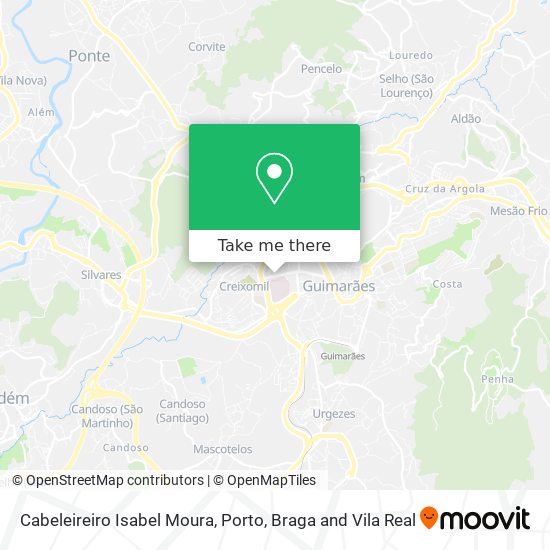 Cabeleireiro Isabel Moura map