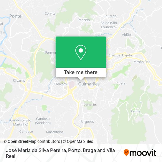 José Maria da Silva Pereira map
