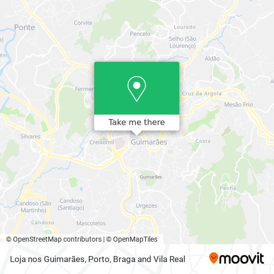 Loja nos Guimarães map