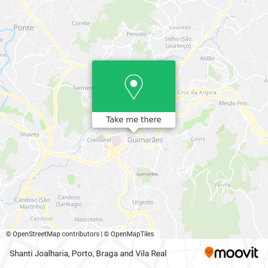 Shanti Joalharia map