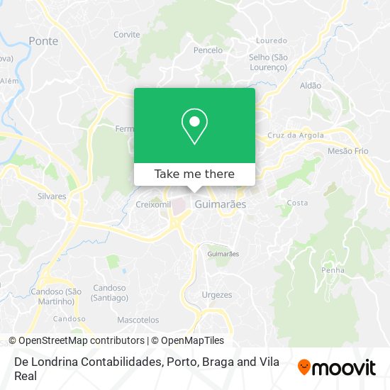 De Londrina Contabilidades map