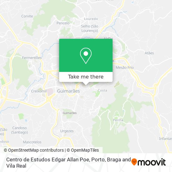 Centro de Estudos Edgar Allan Poe mapa