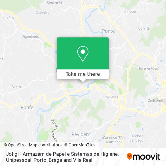 Jofigi - Armazém de Papel e Sistemas de Higiene, Unipessoal map