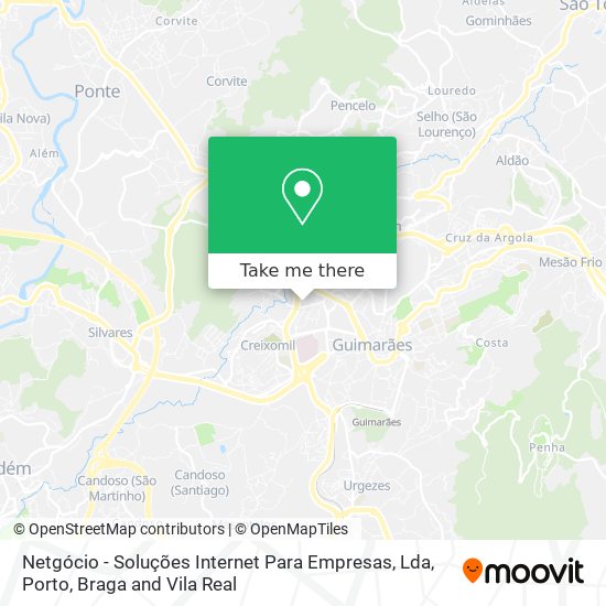 Netgócio - Soluções Internet Para Empresas, Lda map