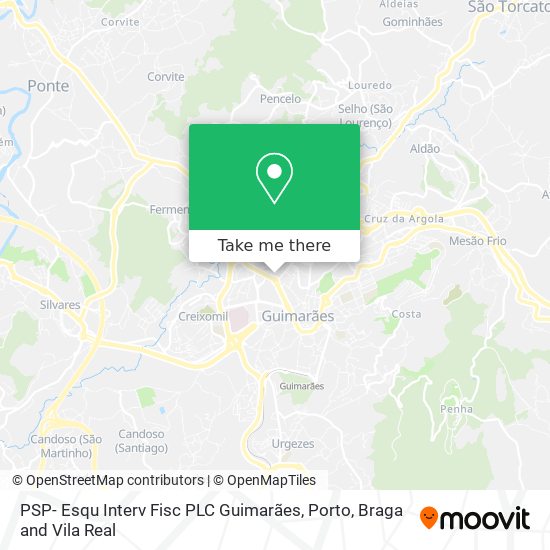 PSP- Esqu Interv Fisc PLC Guimarães map