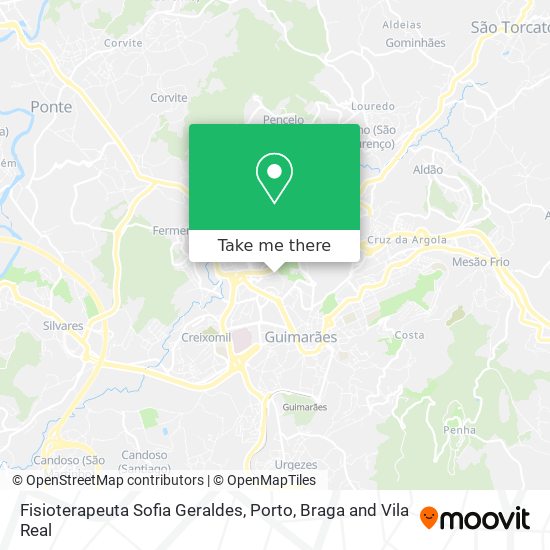 Fisioterapeuta Sofia Geraldes map