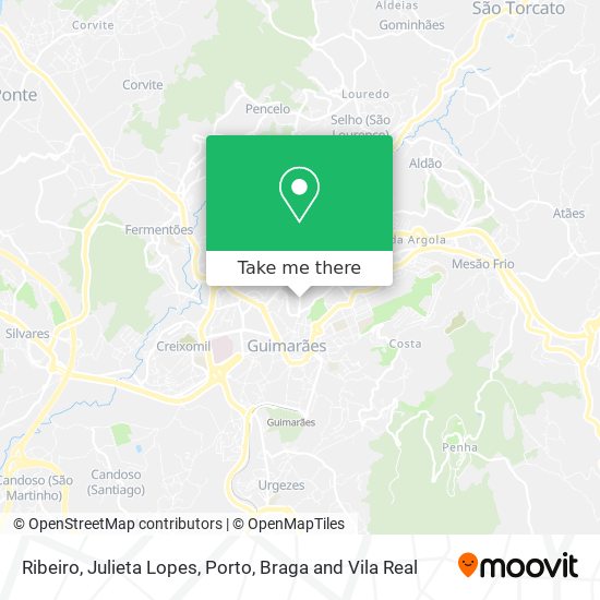 Ribeiro, Julieta Lopes mapa