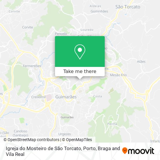 Igreja do Mosteiro de São Torcato map