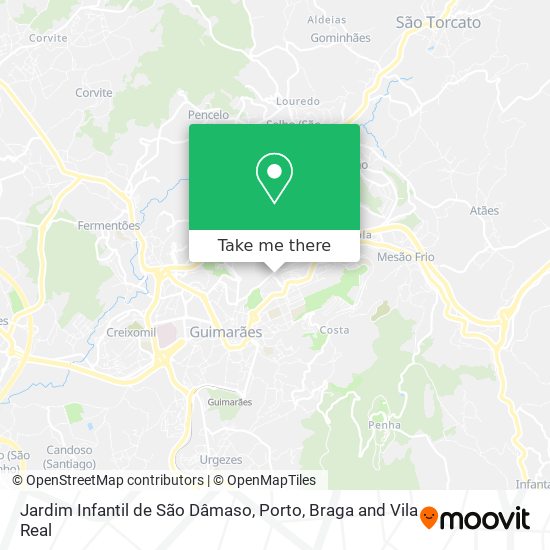 Jardim Infantil de São Dâmaso map