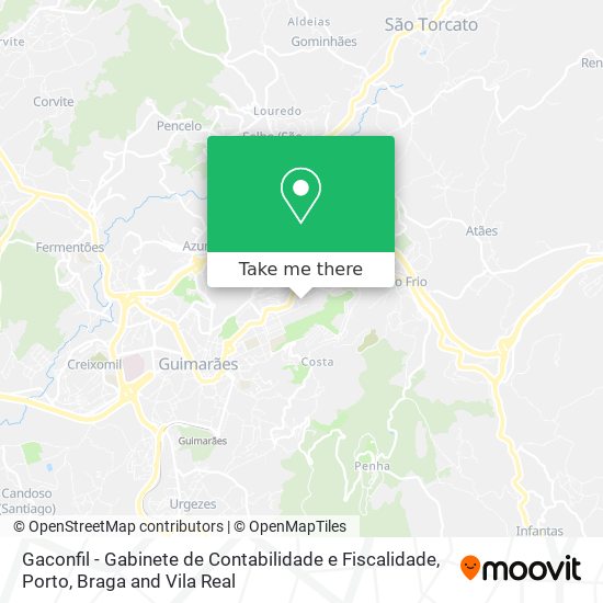 Gaconfil - Gabinete de Contabilidade e Fiscalidade map