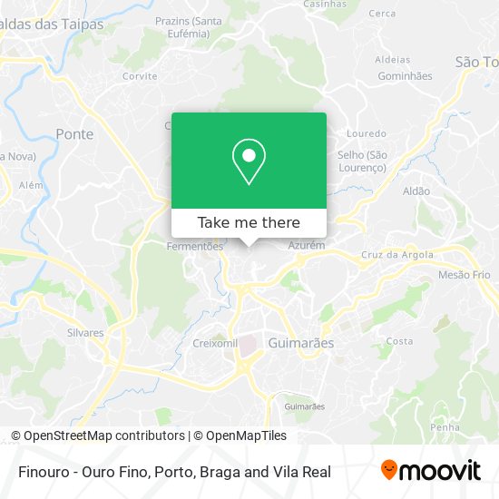 Finouro - Ouro Fino map