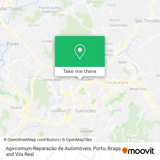 Agircomum-Reparação de Automóveis mapa