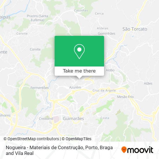 Nogueira - Materiais de Construção mapa