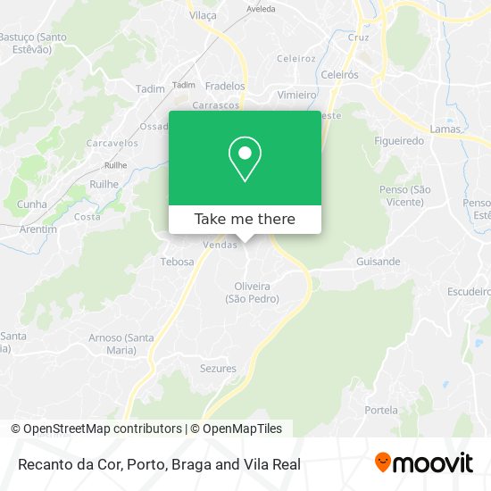 Recanto da Cor map