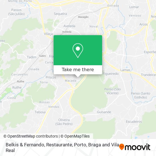 Belkis & Fernando, Restaurante map
