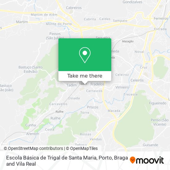 Escola Básica de Trigal de Santa Maria map