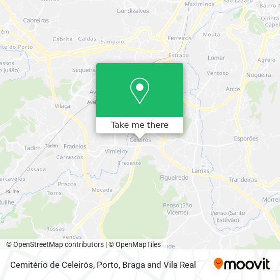 Cemitério de Celeirós map