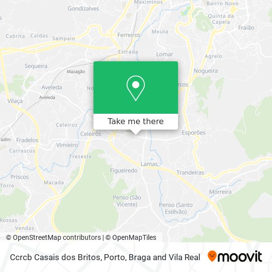 Ccrcb Casais dos Britos mapa