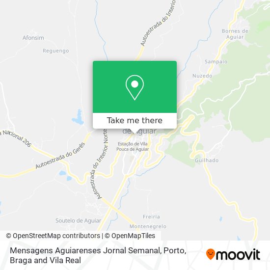 Mensagens Aguiarenses Jornal Semanal map