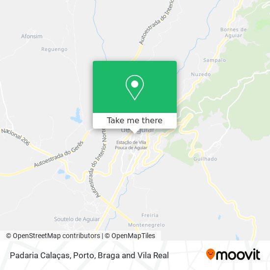 Padaria Calaças map