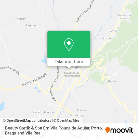 Beauty Stetik & Spa Em Vila Pouca de Aguiar map