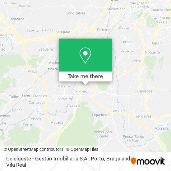 Celeigeste - Gestão Imobiliária S.A. map