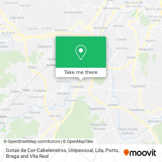 Gotas de Cor-Cabeleireiros, Unipessoal, Lda map