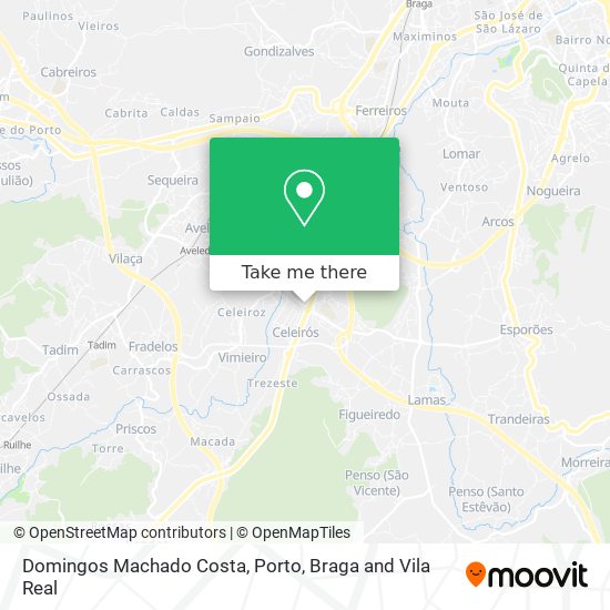 Domingos Machado Costa map