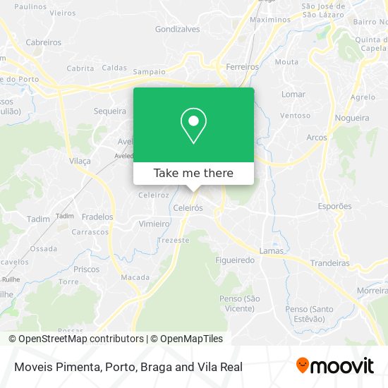 Moveis Pimenta map