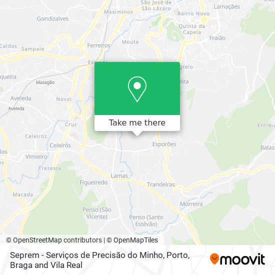 Seprem - Serviços de Precisão do Minho map