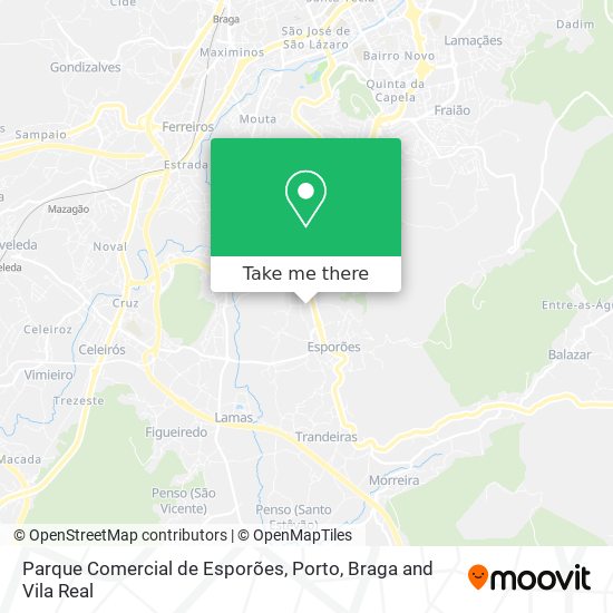 Parque Comercial de Esporões map