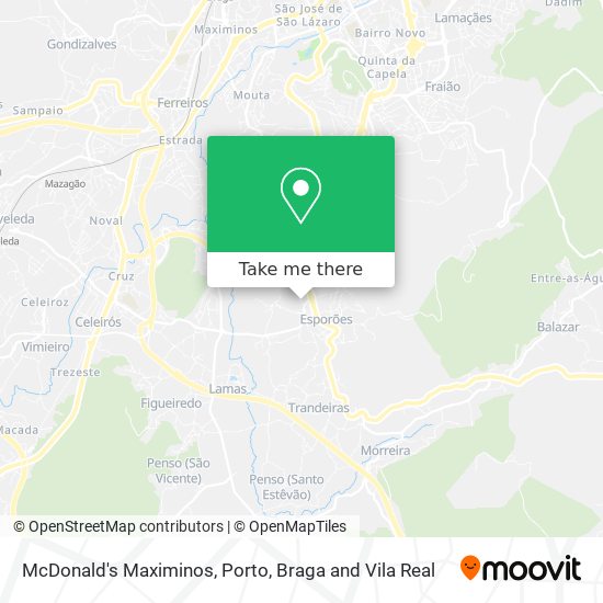 McDonald's Maximinos map