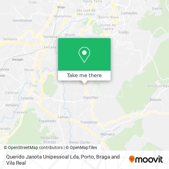 Querido Janota Unipessoal Lda map