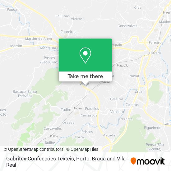 Gabritex-Confecções Têxteis map