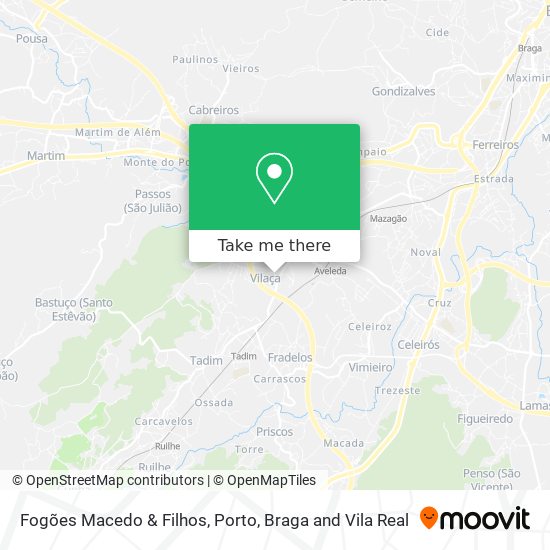 Fogões Macedo & Filhos mapa