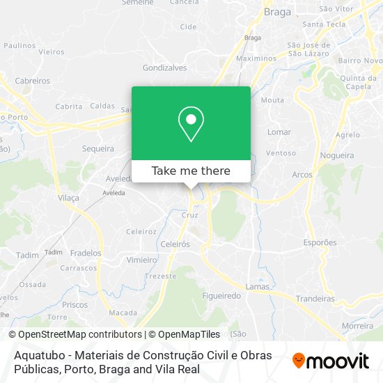 Aquatubo - Materiais de Construção Civil e Obras Públicas mapa