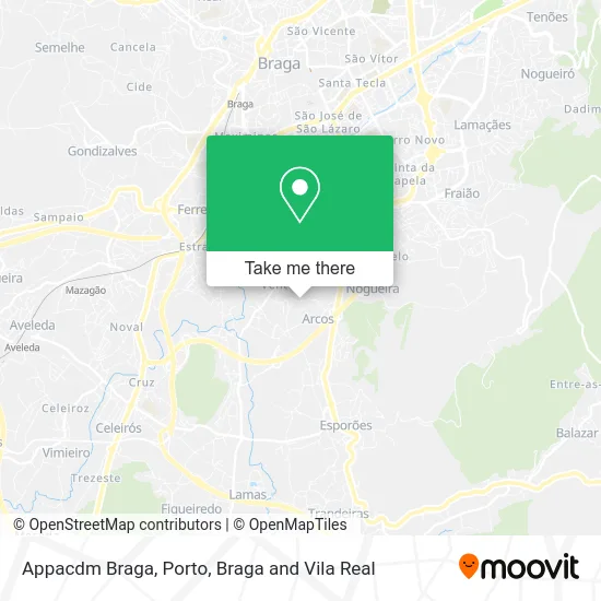 Appacdm Braga map