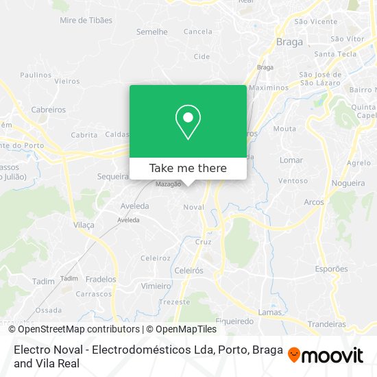 Electro Noval - Electrodomésticos Lda mapa