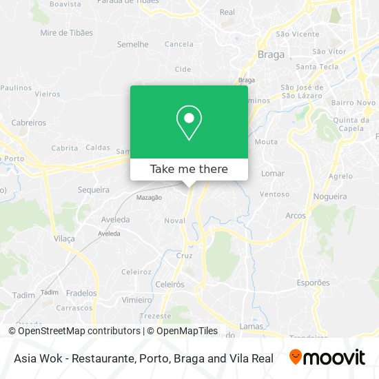 Asia Wok - Restaurante mapa