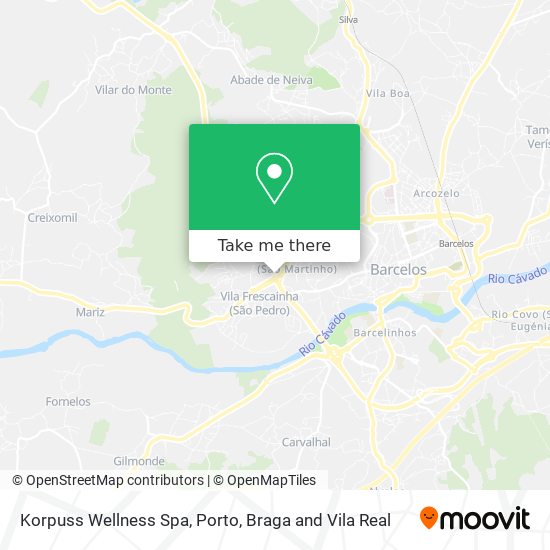 Korpuss Wellness Spa mapa