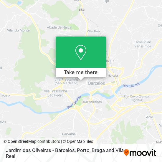 Jardim das Oliveiras - Barcelos map