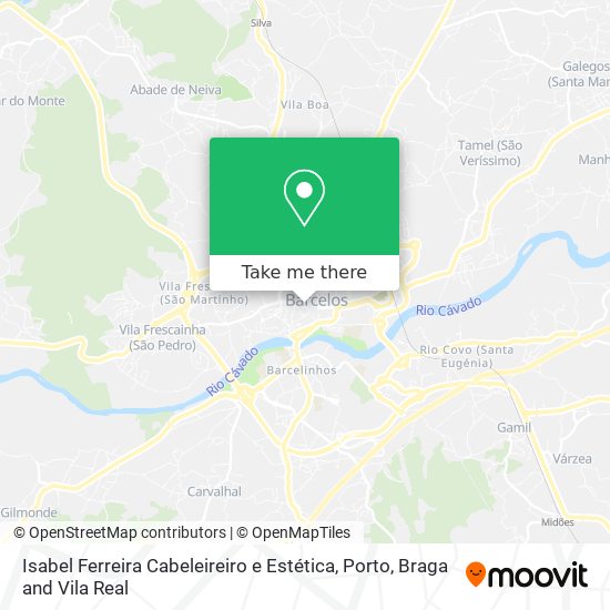 Isabel Ferreira Cabeleireiro e Estética mapa