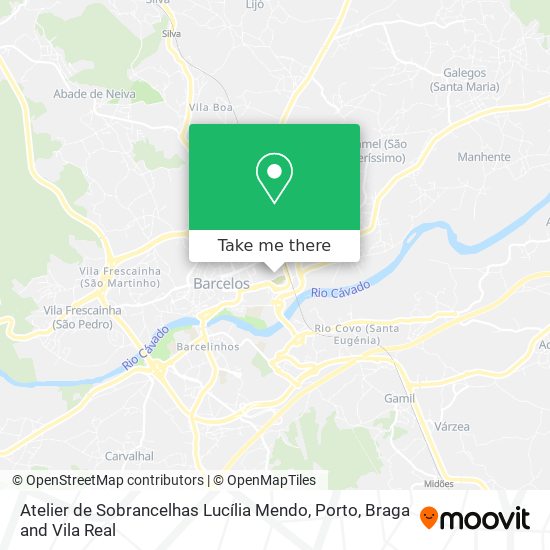 Atelier de Sobrancelhas Lucília Mendo map