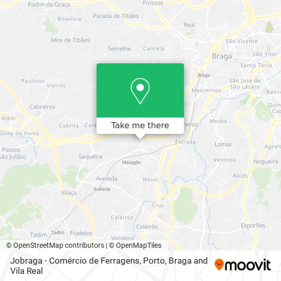 Jobraga - Comércio de Ferragens map