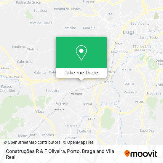 Construções R & F Oliveira map