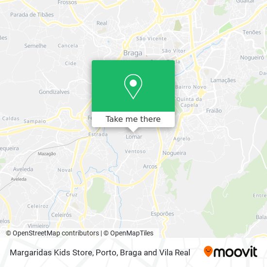 Margaridas Kids Store mapa