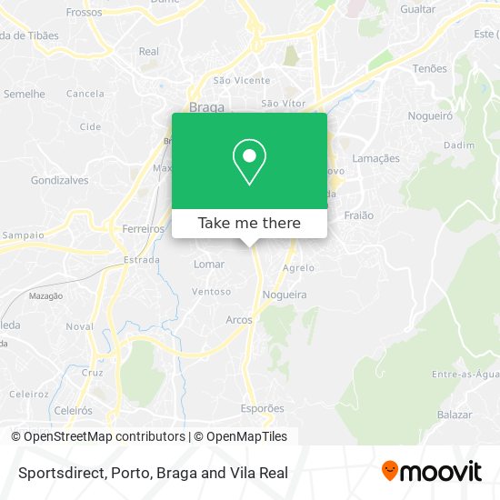 Sportsdirect map