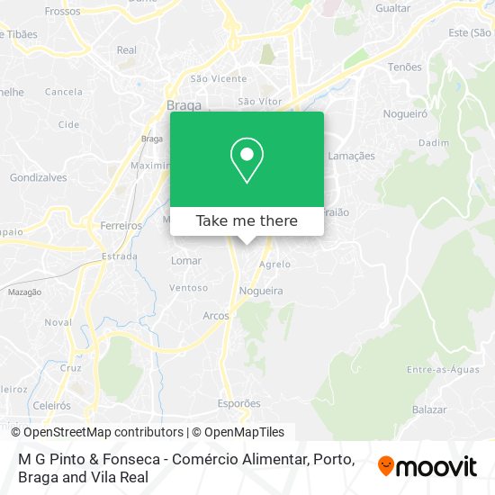 M G Pinto & Fonseca - Comércio Alimentar map